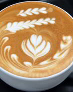 Классический кофе латте по-домашнему