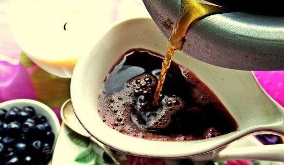 кофе с черникой