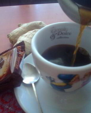 Кофе с имбирем и корицей