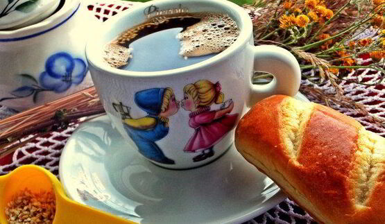 кофе с кунжутом