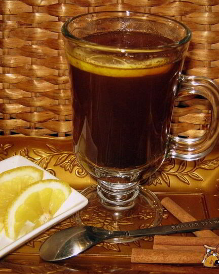 Рецепт кофе с медом, корицей и лимоном