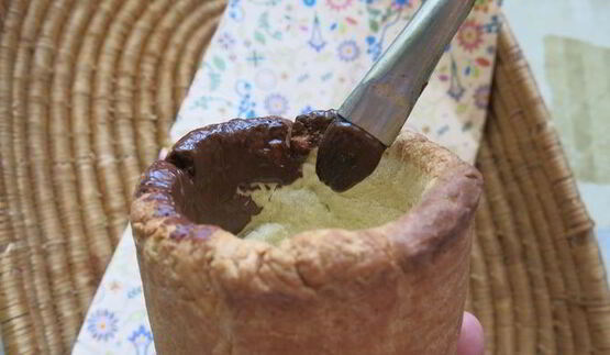 ледяной кофе в песочных штофах палитра