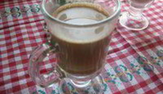 кофейно-вишневый коктейль утреннее наслаждение