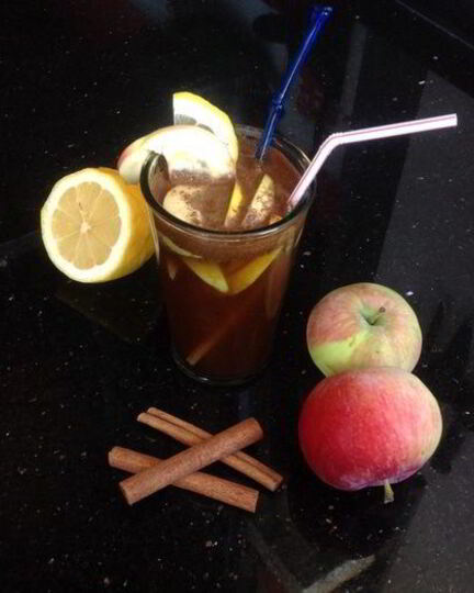 Рецепт коктейля яблочного с корицея