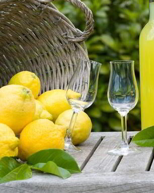 Домашний ликер Лимончелло лимонный