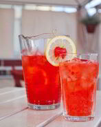 Клубничный газированный лимонад Шик