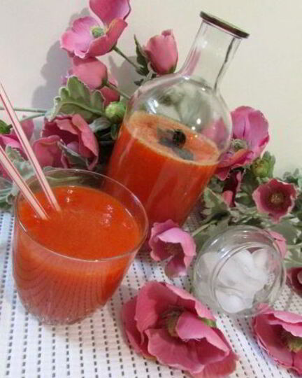 Рецепт лимонада из сладкого перца с базиликом
