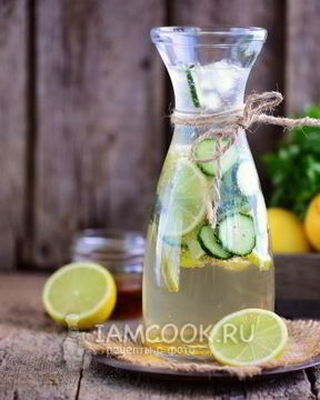 Огуречный лимонад с лаймом