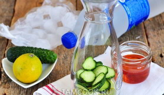 огуречный лимонад с лаймом