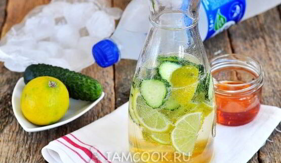 огуречный лимонад с лаймом