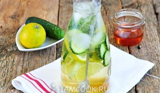 огуречный лимонад с лаймом