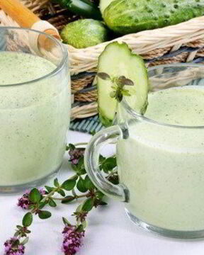 Огуречный лимонад с розмарином