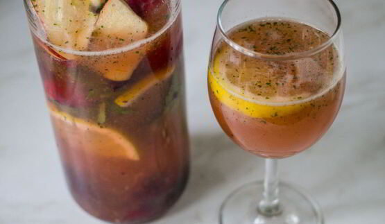 яблочный лимонад с мятой