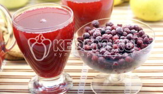 брусничный морс