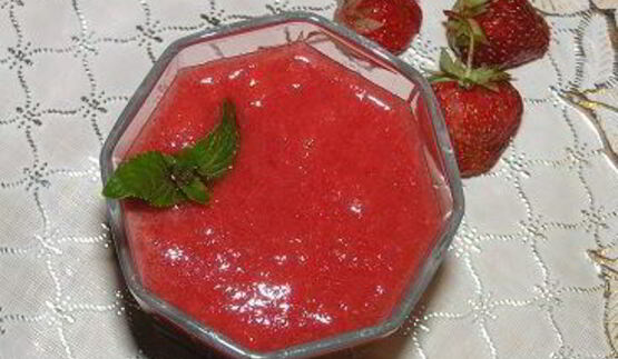 клубничный морс