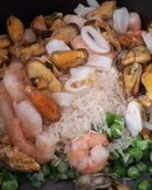 Морской коктейль на пару