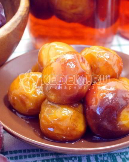 Рецепт слив в сиропе ны зиму