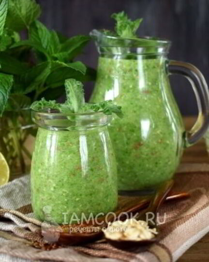 Рецепт ананасова-мятного смузи с фисташками