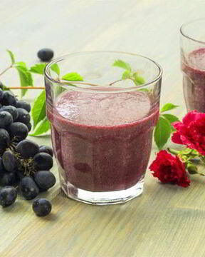 Бананово-виноградный смузи