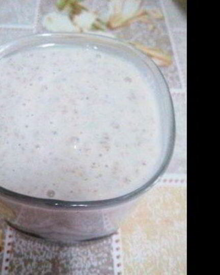 Рецепт бананового смузи с миндалем, клетчаткой и овсянкой