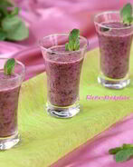 Черничный смузи