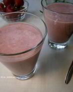 Кокосовый смузи с овсяными хлопьями