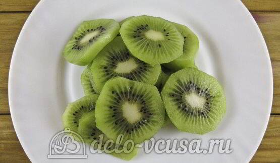 овсяный смузи с бананом и киви