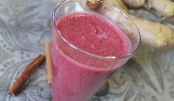 смузи имбирная вишня