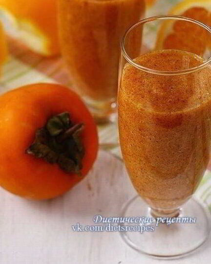 Рецепт смузей из хурмы