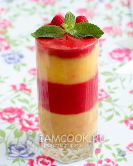 Рецепт смузей из персика и малины