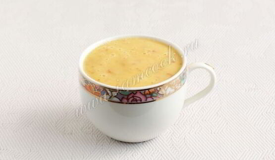 смузи из персика и малины