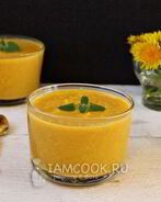 Смузи из тыквы с овсяными хлопьями