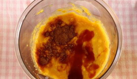 смузи из тыквы с овсяными хлопьями