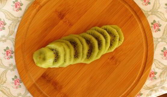 смузи с киви, бананом и молоком