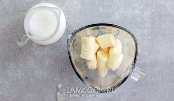 смузи с овсянкой и бананом