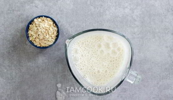 смузи с овсянкой и бананом