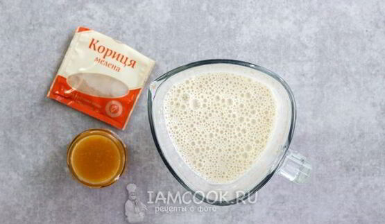 смузи с овсянкой и бананом