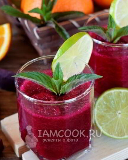 Рецепт смузей с печеного свеклоя