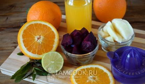 смузи с печеной свеклой