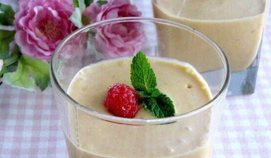 смузи с тыквой и малиной