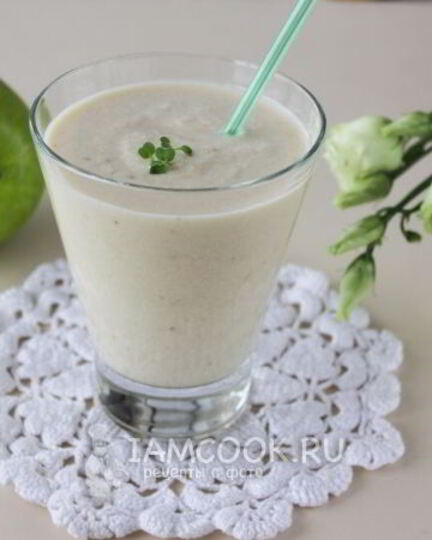 Рецепт смузей с яблоком и творогом