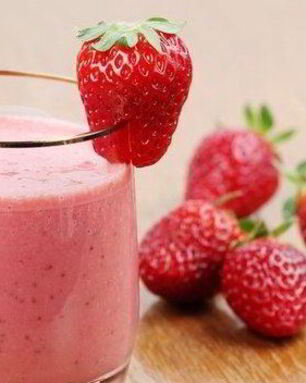 Смузи — Снежная королева с клубников