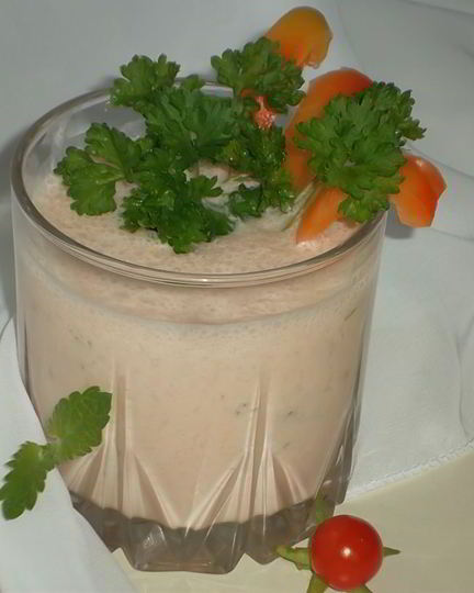 Рецепт томатна-огуречного смузи с петрушкой