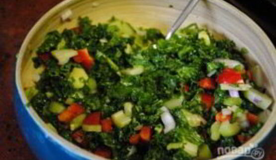 быстрый салат с кале