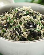 Греческий рисовый салат