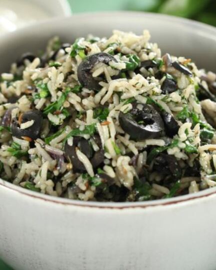 Рецепт греческого рисового салата