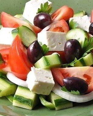 Греческий салат с фетой
