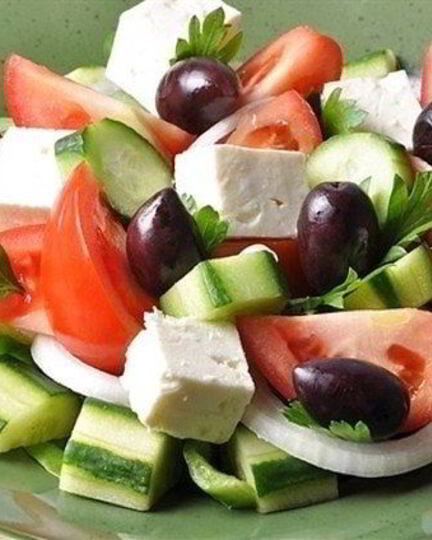 Рецепт греческого салата с фетого