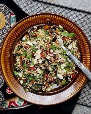 Салат из пророщенной гречки