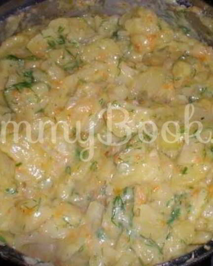 Рецепт картофеля в майонезе с ананасами и салатик свекла с сыром